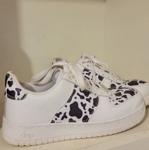 Cow print shoes